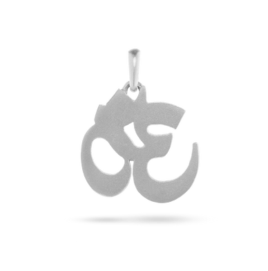 Om Pendant - Silver