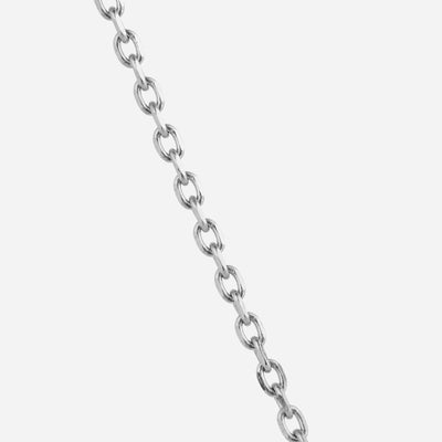 Pear Sapphire and Round Diamond Pendant Necklace - Colour D/VVS