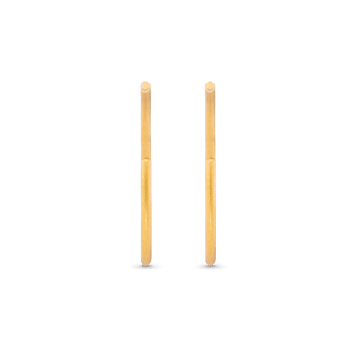 Oversized Hoop Earrings - Gold 24k