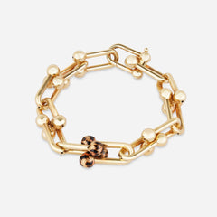 Paperclip Ball Chain Bracelet
