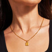 Pisces Zodiac Pendant - Gold 24k