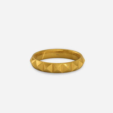 Pyramid Spike Ring