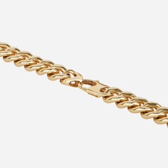 Reversible Leopard Link Chain Necklace