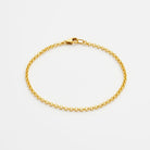 Rolo chain bracelet