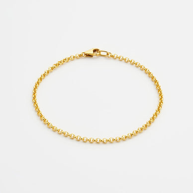 Rolo Chain Bracelet - Gold 24k