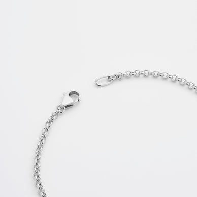 Rolo Chain Bracelet - Platinum
