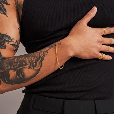 Rolo Chain Bracelet - Gold 24k