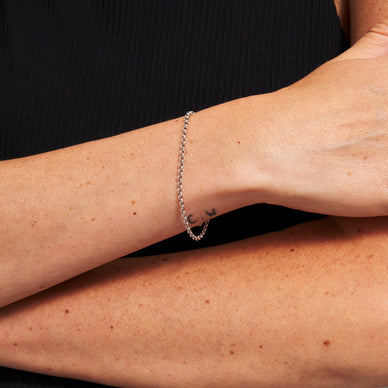 Rolo Chain Bracelet - Platinum