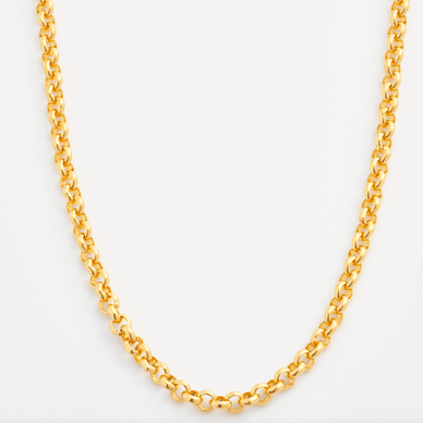 Rolo Chain Necklace - Gold 24k
