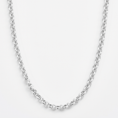 Rolo Chain Necklace - Platinum