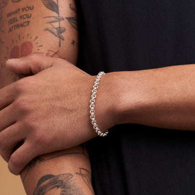 Round Belcher Chain Bracelet