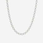 Round belcher chain necklace