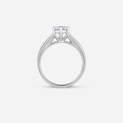 Round Brilliant Cut Diamond Ring - Colour D/VVS