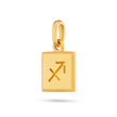 Sagittarius Zodiac Pendant - Gold 24k