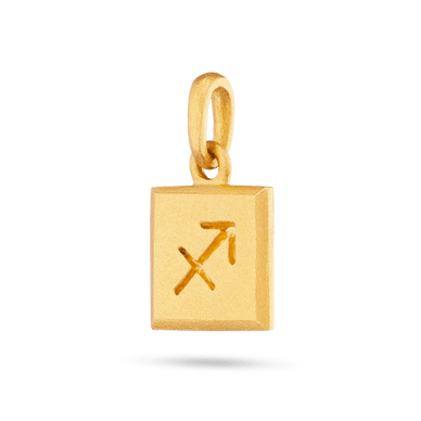Sagittarius Zodiac Pendant - Gold 24k
