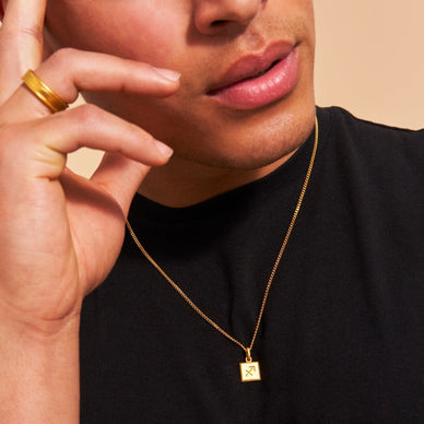 Sagittarius Zodiac Pendant - Gold 24k