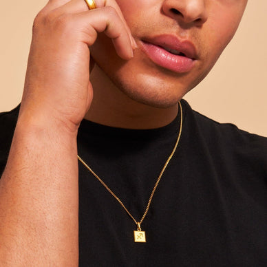 Sagittarius Zodiac Pendant - Gold 24k