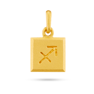 Sagittarius Zodiac Pendant - Gold 24k