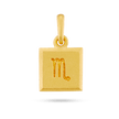 Scorpio Zodiac Pendant - Gold 24k