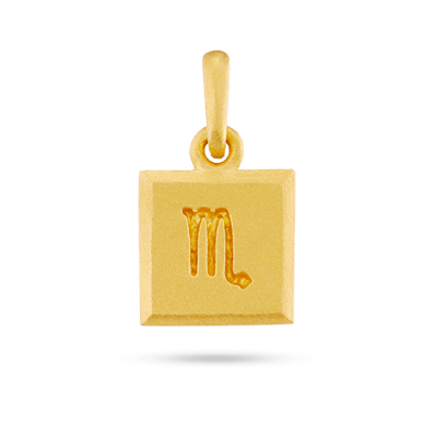 Scorpio Zodiac Pendant - Gold 24k