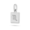 Scorpio Zodiac Pendant - Platinum