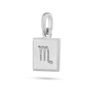 Scorpio Zodiac Pendant - Platinum