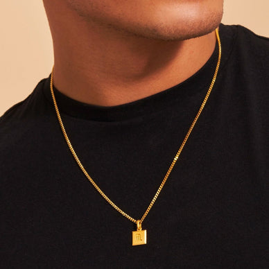 Scorpio Zodiac Pendant - Gold 24k