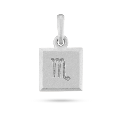 Scorpio Zodiac Pendant - Platinum