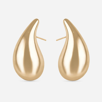 Sculptural Teardrop Statement Earrings