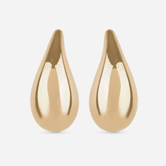 Sculptural Teardrop Statement Earrings