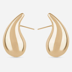 Sculptural Teardrop Statement Earrings