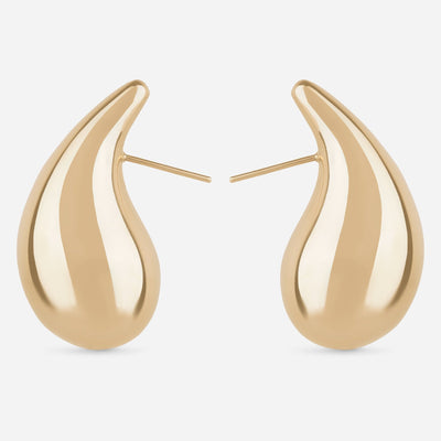 Sculptural Teardrop Statement Earrings