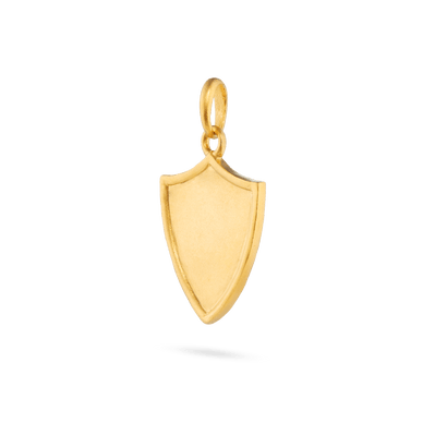 Shield Pendant - Gold 24k