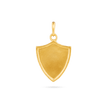 Shield Pendant - Gold 24k