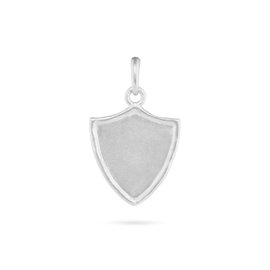 Shield Pendant - Platinum