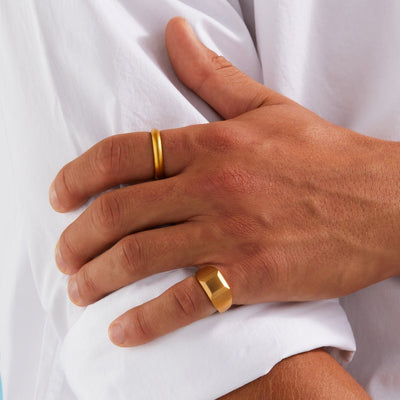 Signet Ring - Gold 24k