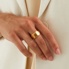 Signet Ring - Gold 24k