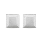 Square bullion stud earrings