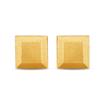 Square bullion stud earrings