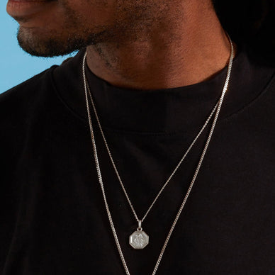St Christopher Pendant - Platinum