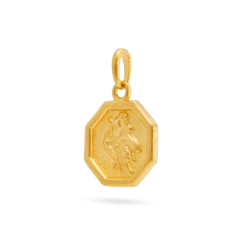 St Christopher Pendant - Gold 24k