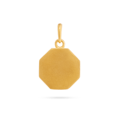 St Christopher Pendant - Gold 24k