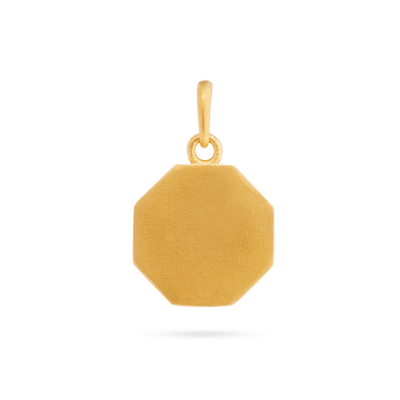 St Christopher Pendant - Gold 24k