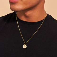 St Christopher Pendant - Gold 24k