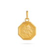 St Christopher Pendant - Gold 24k