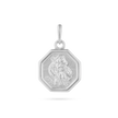 St Christopher Pendant - Platinum