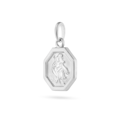 St Christopher Pendant - Platinum