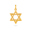 Star Of David Pendant - Gold 9k