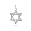 Star Of David Pendant - Platinum