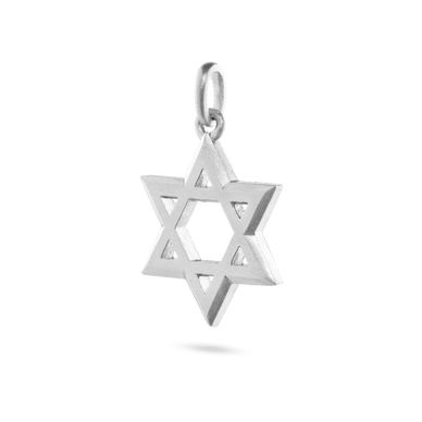 Star Of David Pendant - Platinum